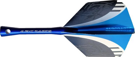 ABC Darts - Dartpijlen 90% - Originals Ghostgrip Blauw - 22 gram van ABC Darts — afbeelding 3