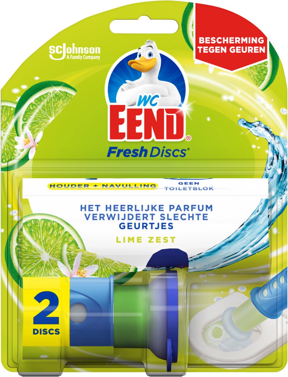 WC Eend Fresh Discs Houder Lime 2Discs 11.5 ML