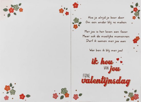 Kaart - Valentijn - Waarom ik van je hou - SVI05-A | bol