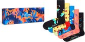 Happy Socks Tropical Night Socks Gift Set (5-pack) - tropische nachten met kleur - Unisex - Maat: 36-40