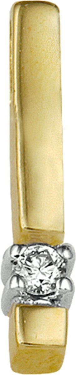 The Jewelry Collection Hanger Diamant 0.05ct H P1 - Bicolor Goud