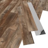 ARTENS - PVC-vloeren ROBESA - Zelfklevende vinylplanken - Vinylvloer - Houteffect - Donkerbruin - FORTE - 91,44 cm x 15,24 cm x 2 mm - Dikte 2 mm - 2,23 m²/16 planken