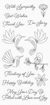 Happy Hummingbirds Clear Stamps (CS-473)