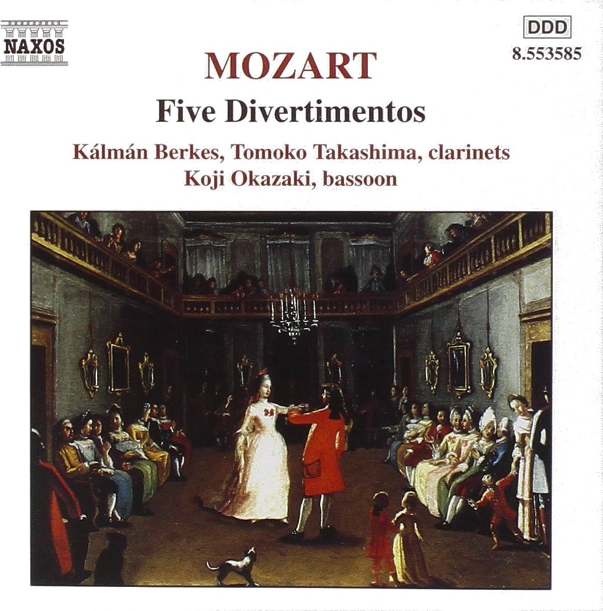 Kálmán Berkes, Tokomo Takashima, Koji Okazaki - Mozart: Five Divertimentos (CD)