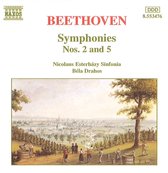 Beethoven: Symphonies 2 & 5 / Drahos, Esterhazy Sinfonia