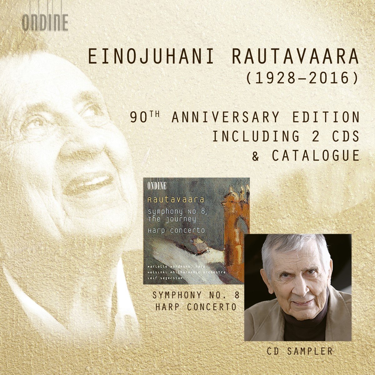Marielle Nordmann, Helsinki Philharmonic Orchestra - Rautavaara: 90th Anniversary Edition, Symphony No. 8, Harp Concerto (2 CD)