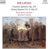 Quatuor Ludwig, Boris Rener - Brahms: Clarinet Quintet / String Quartet (CD)
