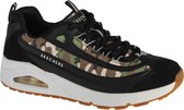 Skechers Uno-Focus Fire 237018-CAMO, Mannen, Zwart, Sneakers, maat: 39