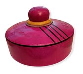 Lederen sieraden doos of opbergen doos