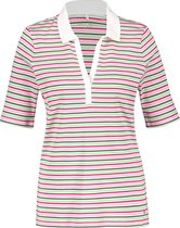 GERRY WEBER Dames Gestreept poloshirt