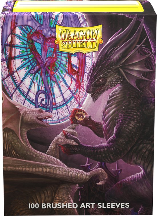 Afbeelding van het spel Dragon Shield Art Sleeves Valentine Dragon 2022