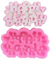 Siliconen Mallen Verjaardag – Taartversiering Verjaardag – Verjaardag Versiering – Siliconen Mallen - Verjaardag Decoratie – Taartversiering Gefeliciteerd – Happy Birthday 3D