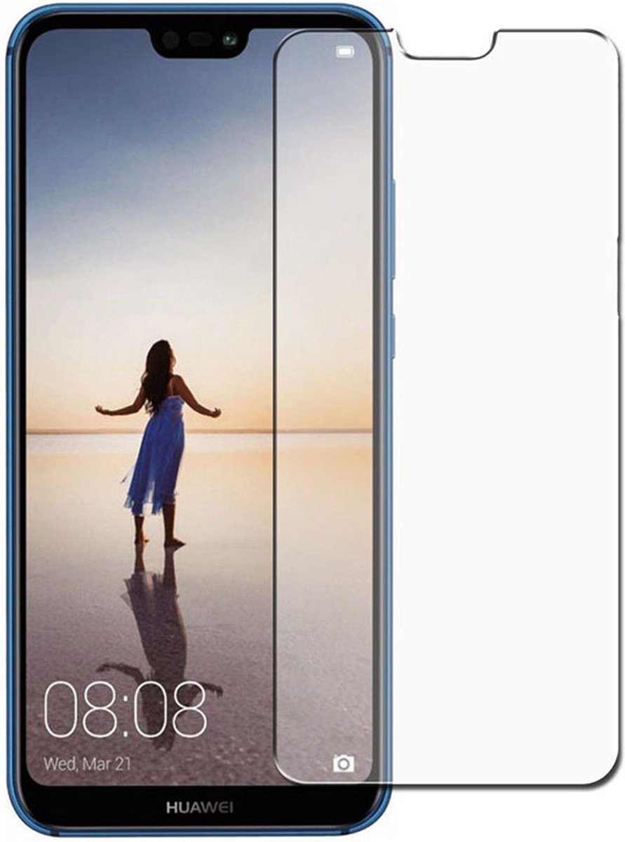 LuxeBass Screenprotector geschikt voor Huawei Y6 2019 - glas scherm - bescherming