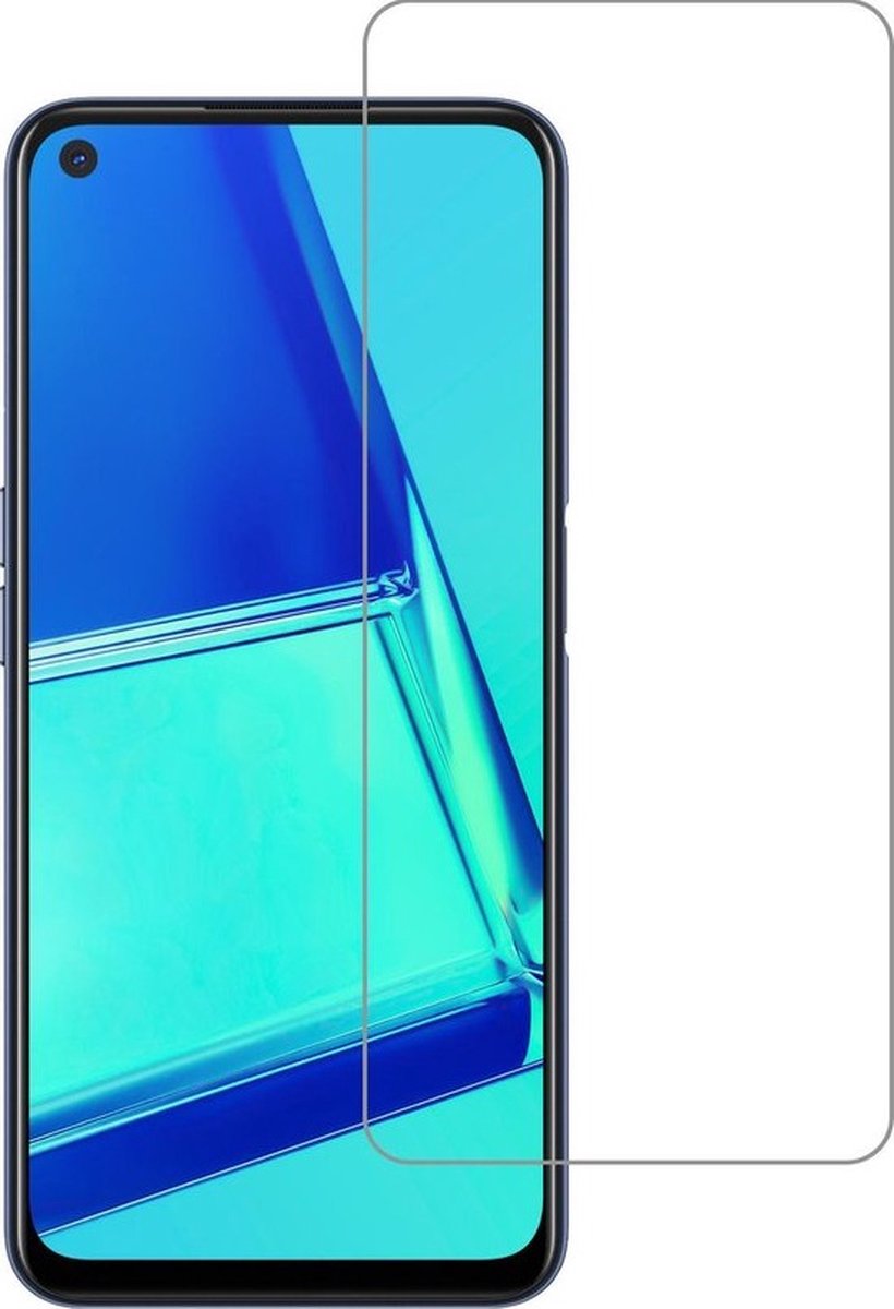 LuxeBass Screenprotector geschikt voor Oppo A52 - glas scherm - bescherming