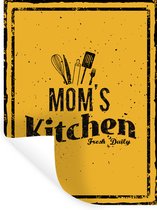 Stickers muraux - Film autocollant - Cuisine - Mam - Vintage - 30x40 cm - Film adhésif - Stickers muraux Chambre d'enfant - Papier peint autocollant
