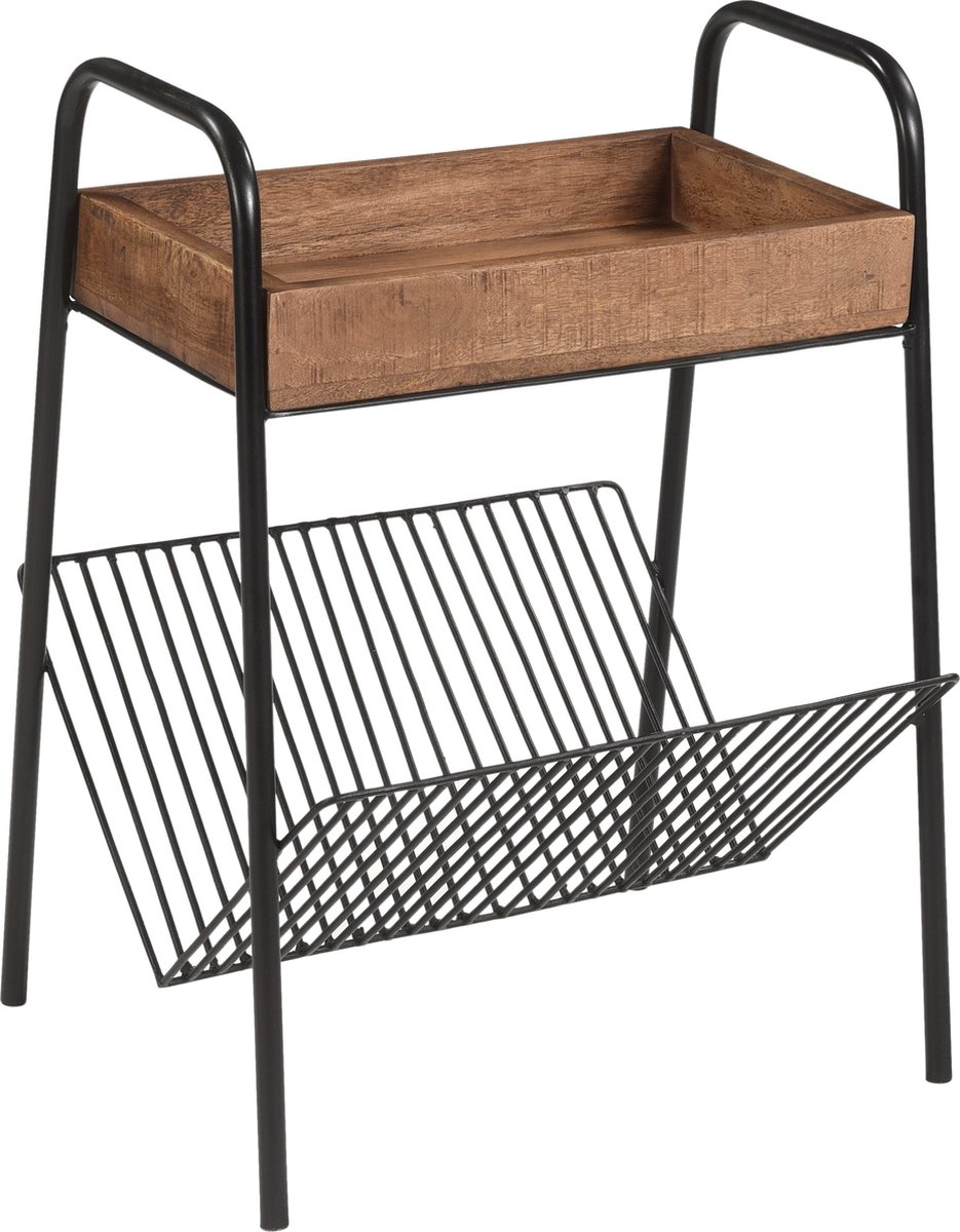 Brix Bijzettafel Brix April - 40x45x62 - Mangohout Multicollour
