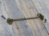 Messing gepatineerd storm haak - 20 cm