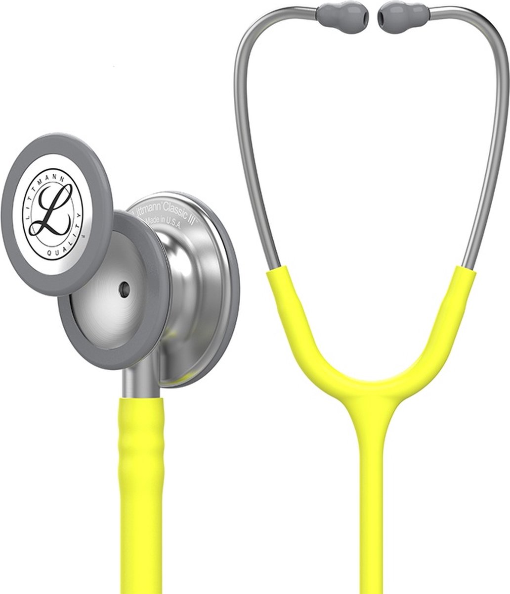 Goedkoopste Littmann Classic III Stethoscoop 5839 Lemon-Lime Slang