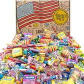 Amerikaanse Snoep Partij Geschenkdoos - schoencadeautjes sinterklaas - Kerstkado - Chocolade - Klassieke Amerikaanse Snoepjes - Airheads Laffy-Taffy Twizzlers Nerds Jolly Ranchers!