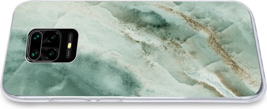 Coque Xiaomi Redmi Note 10 Lite - Natuursteen - Vert - Chic - Siliconen