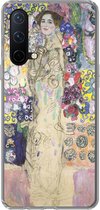 Geschikt voor OnePlus Nord CE 5G hoesje - Portrait of Ria Munk III - Gustav Klimt - Siliconen Telefoonhoesje