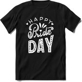 Pride Day | Pride T-Shirt | Grappig LHBTIQ+ / LGBTQ / Gay / Homo / Lesbi Cadeau Shirt | Dames - Heren - Unisex | Tshirt Kleding Kado | - Zwart - L