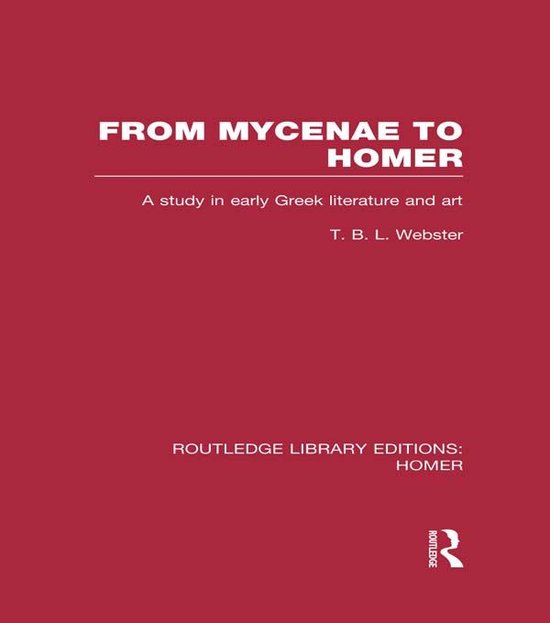 From Mycenae to Homer - cover