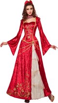Rood Renaissance prinses kostuum voor vrouwen - Verkleedkleding - S