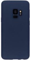 Siliconen Backcover Hoesje Samsung Galaxy S9 Blauw - Telefoonhoesje - Smartphonehoesje - Zonder Screen Protector