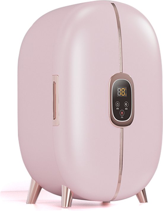 Koelkast: Glow Skincare Fridge - Mini Koelkast - 10L - Roze - Nieuw Model, van het merk Glow Official
