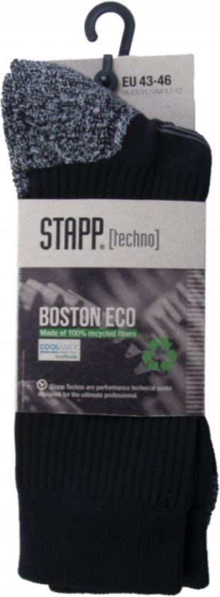 Stapp Boston Eco Sok 27200 - Zwart 999 - 38