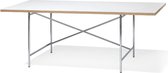 Eiermann 1 Bureau - melamine wit - verchroomd - 160 x 80 cm