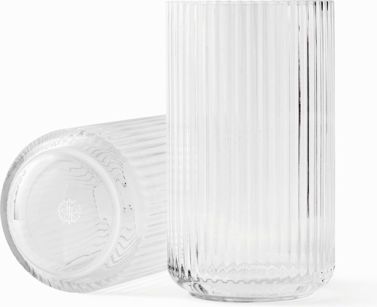 Lyngby glazen vaas - helder - 15 cm