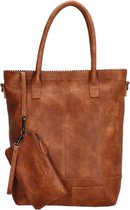 Zebra Trends Schoudertas Natural Bag Kartel - cognac