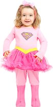 FUNIDELIA Supergirl kostuum voor baby - 12-24 mnd (81-92 cm) - Roze