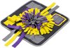 Grijs, geel en violet
