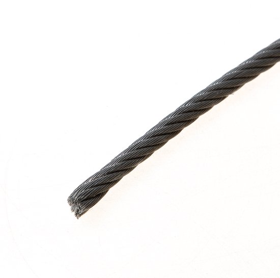 Câble acier 612 6mm 6X12 + 7Twk Galv 100M