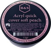 Acryl - quick cover soft peach - 15 gr | B&N - acrylpoeder  - VEGAN - acrylpoeder