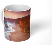 Mok - Klif bij de zee bij Melbourne, Australië - 350 ML - Beker - Uitdeelcadeautjes