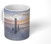 Mok - Stad in de mist - 350 ML - Beker - Uitdeelcadeautjes