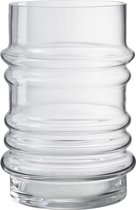 J-Line Vaas Band Glas Transparant Large Set van 2 stuks