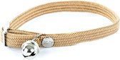 Martin Sellier Halsband Kat Elastisch Nylon Beige 30X1 CM