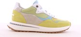 Floris van Bommel Vrouwen Suède    Lage sneakers / Damesschoenen  SFW-10065 - Geel - Maat 38.5