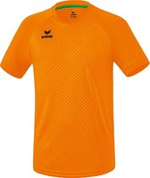 Erima Madrid Shirt Korte Mouw Heren - New Orange | Maat: XL