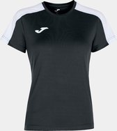 Joma Academy III Shirt Korte Mouw Dames - Zwart / Wit | Maat: L