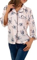 JCL blouse met flamingo opdruk M/L