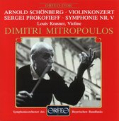 Louis Krasner, Symphonieorchester Des Bayerischen Rundfunks, Dimitri Mitropoulos - Violinkonzert Op. 36/Prokofievsy 5 (CD)