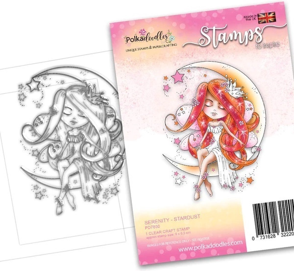 Serenity Stardust Clear Stamps (PD7850)