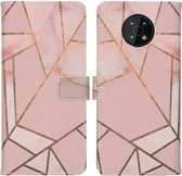 iMoshion Design Softcase Book Case Nokia G50 hoesje - Pink Graphic