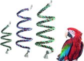 Vogelspeelgoed Katoenen Twister - Multicolor - 20 cm x 15 mm